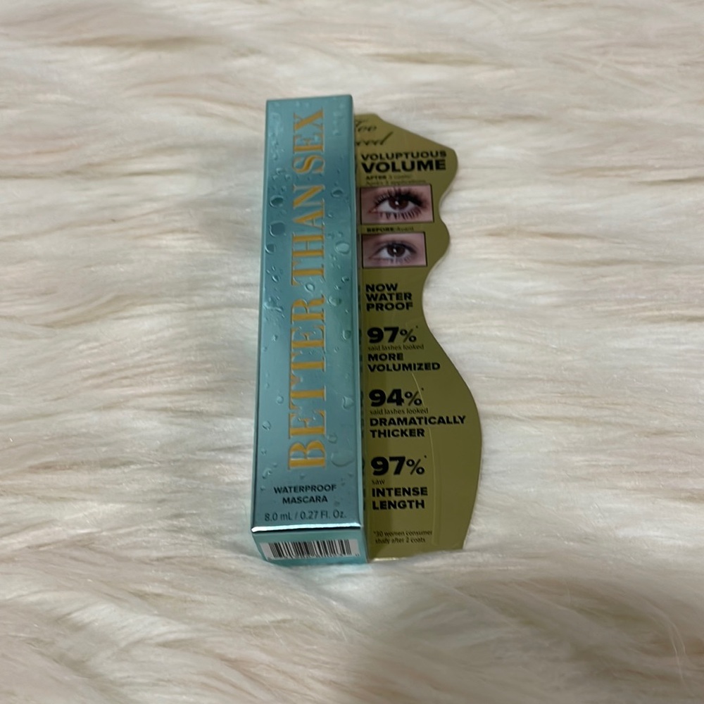 Too faced better than sex waterproof mascara